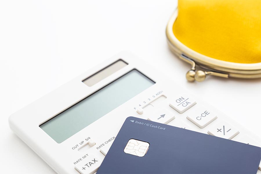 お会計をイメージした写真