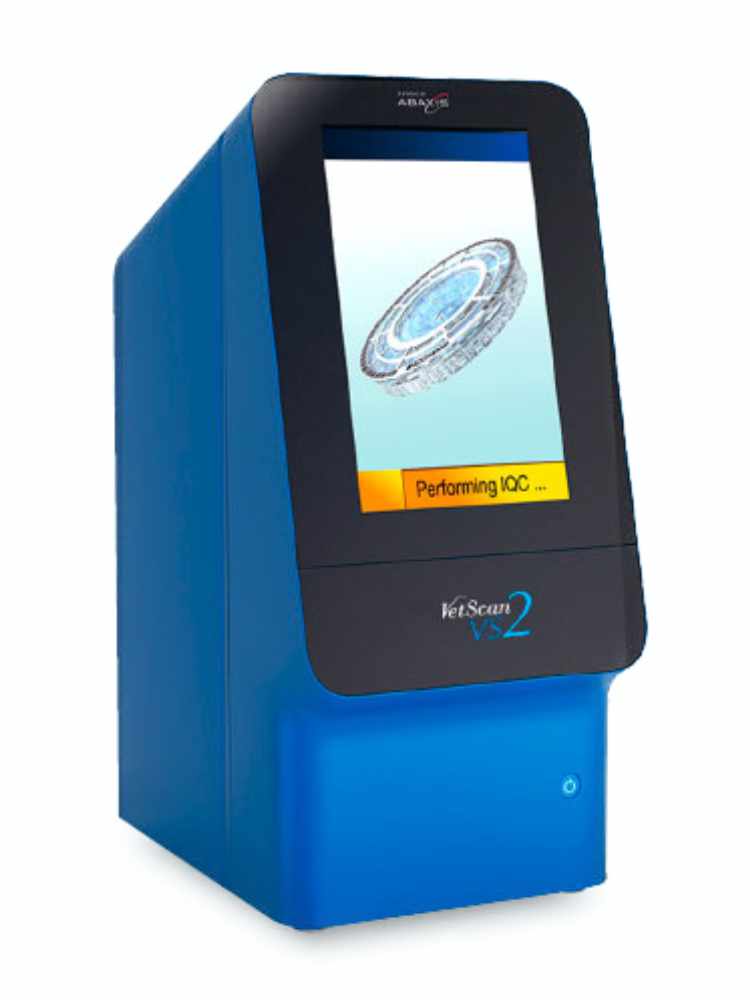 Abaxis製の動物用臨床化学分析装置「VetScan VS2」